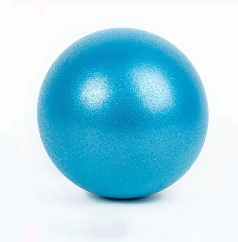 Ballon de Pilates, de 20 à 25cm, pour exercice, gymnastique, fitness, équilibre, yoga, entraînement en intérieur: Bleu