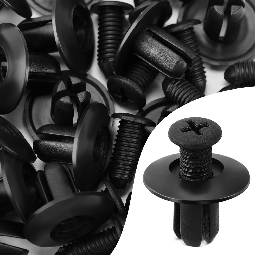 Universal 8mm bilklips autofester for kia rio ford focus hyundai  ix35 solaris mitsubishi asx outlander pajero