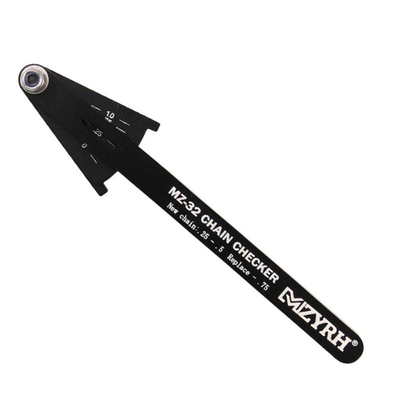 ZTTO Bicycle Multi-Functional Chains Gauge Chain Wear Indicator Tool Chain Inspection Kit Road Bike Chain Measuring Instrument: 1