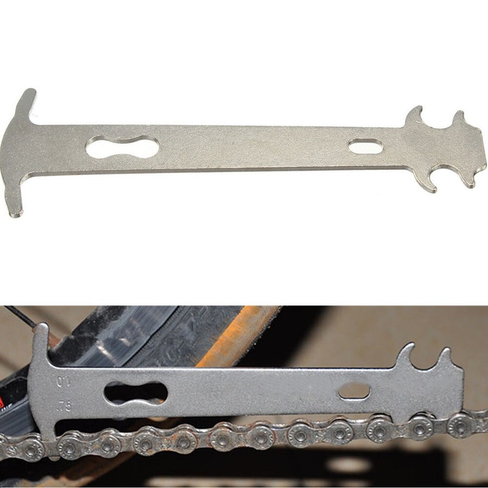 1Pc Bicycle Chain Checker Mountain Road Bike Wear Indicator MTB Bicycle Chain Gauge Measurement Ruler Cycling Repair Tool