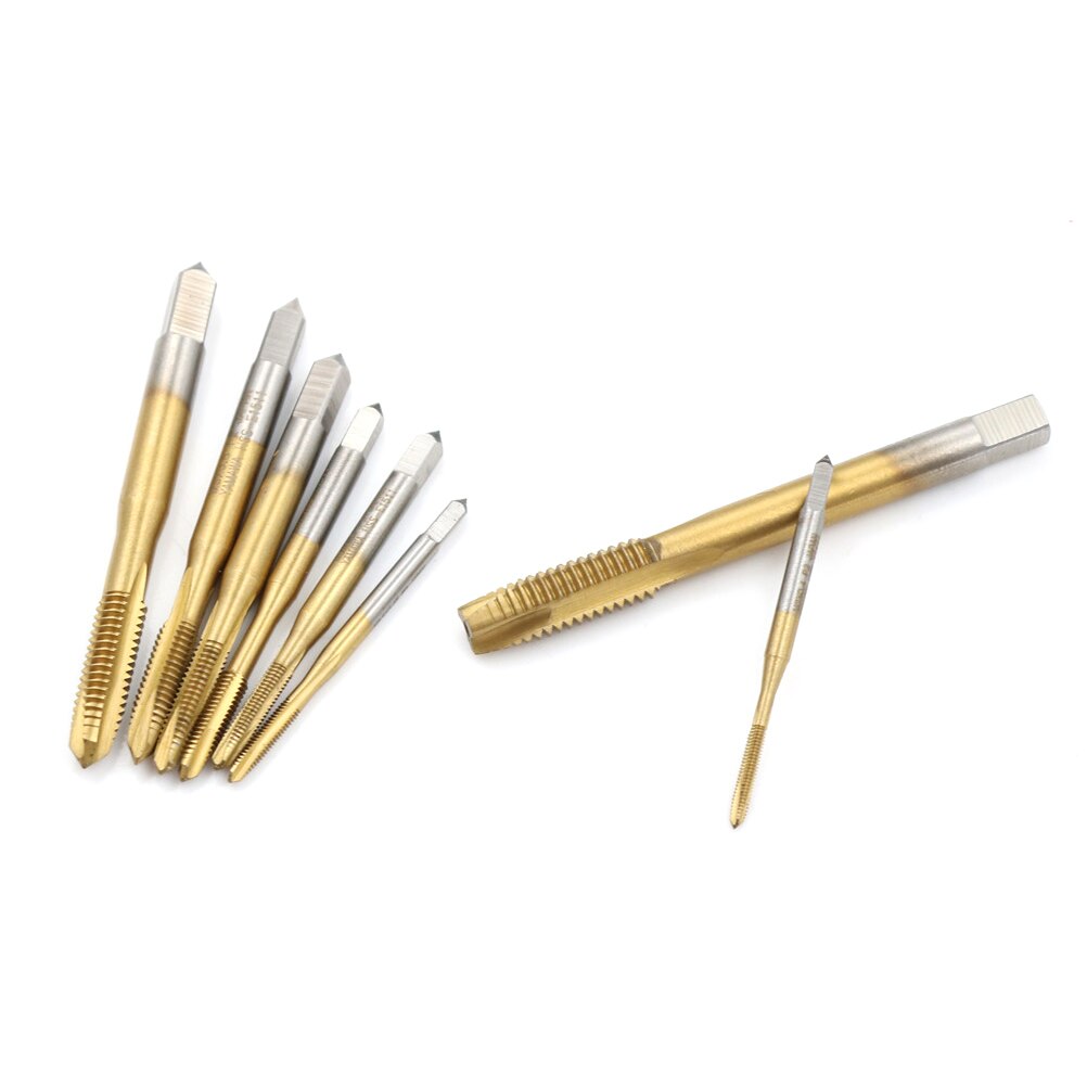 Handborr borrkronor hss 4342 skruv spiral spetsgänga  m2 m 2.5 m 3 m 3.5 m 4 m 5 m 6 m 8 metallbearbetning hex skaft maskinkranar sats metrisk kontakt