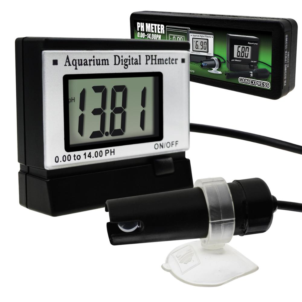 Digital pH Monitor Meter ATC 0.00~14.00pH w/ 1.5M Long Cable Electrode Probe, Water Monitoring Tester Kit