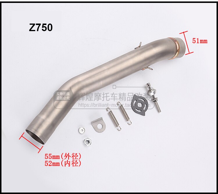 Ligne d&#39;échappement avec collecteur central, kawasaki z750, Z800, Z 750, 800