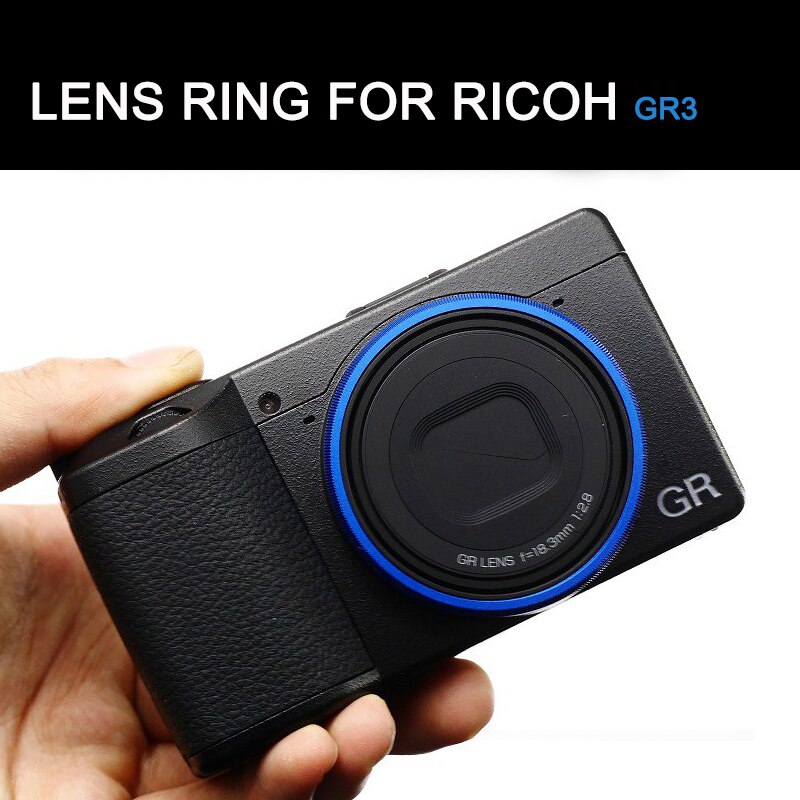 Originele Blauw Lens Ring Voor Ricoh GR3/Griii