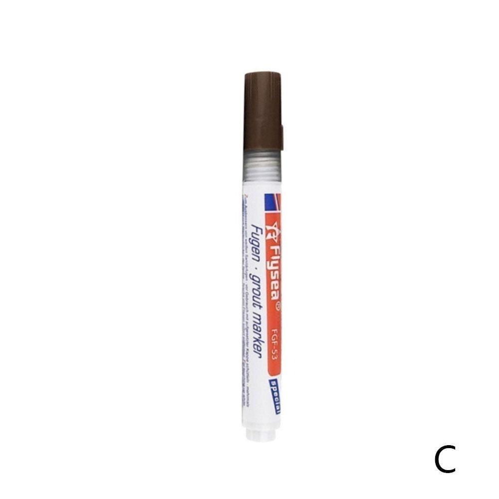 Tile Gap Repair Color Pen White Tile Refill Grout Pen Waterproof Mouldproof Filling Agents Wall Porcelain Bathroom Paint Cleaner: Dark brown