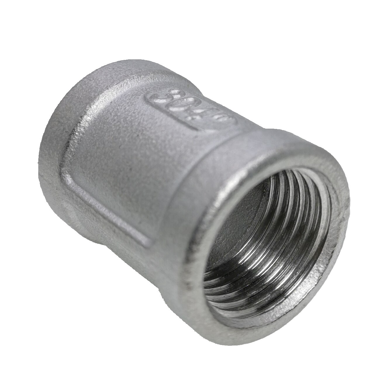 1/8'' - 2'' BSP Female Thread 316 Stainless Steel Equal Coupling Straight Water Pipe Fitting 316L Joint Connector