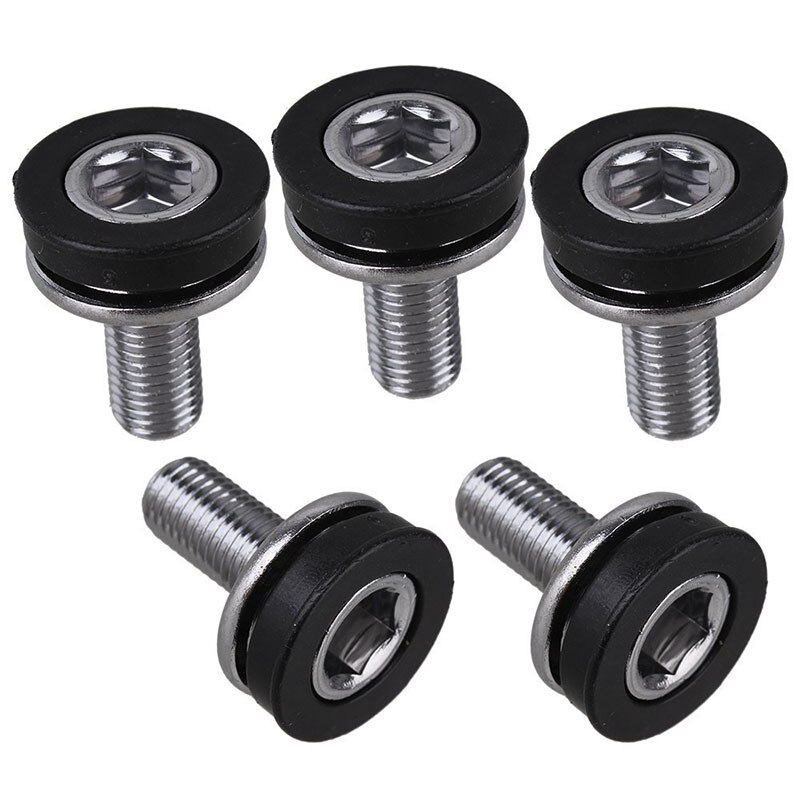 1 pc mountain bike pedaleira parafusos de eixo central da bicicleta pedaleira parafusos de alumínio porcas suporte inferior do cárter