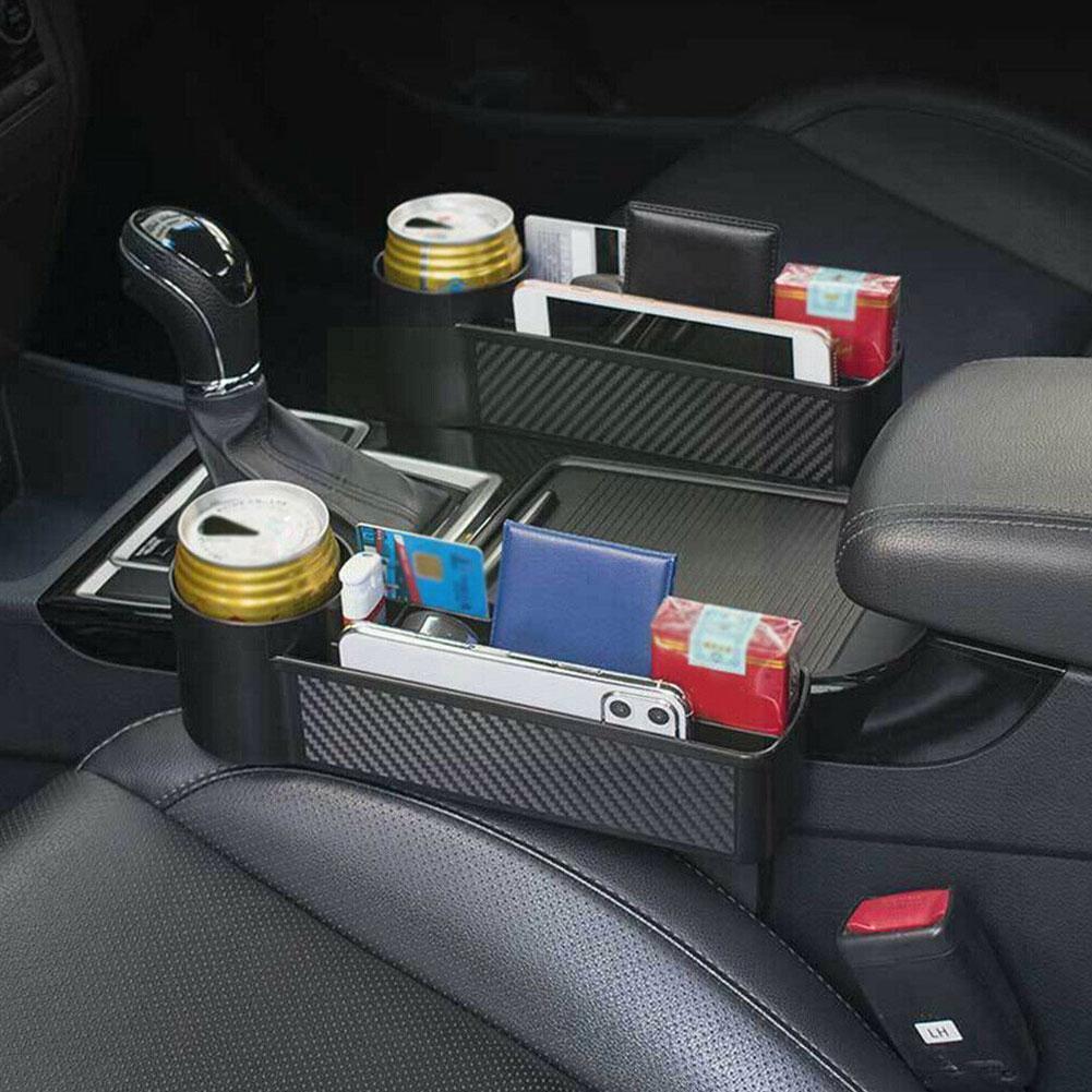 Car Storage Tools Black Auto Car Catcher Filler Organizer Tidying Suv Box Drink Pocket Holder Pocket Stowing Stora I0u3