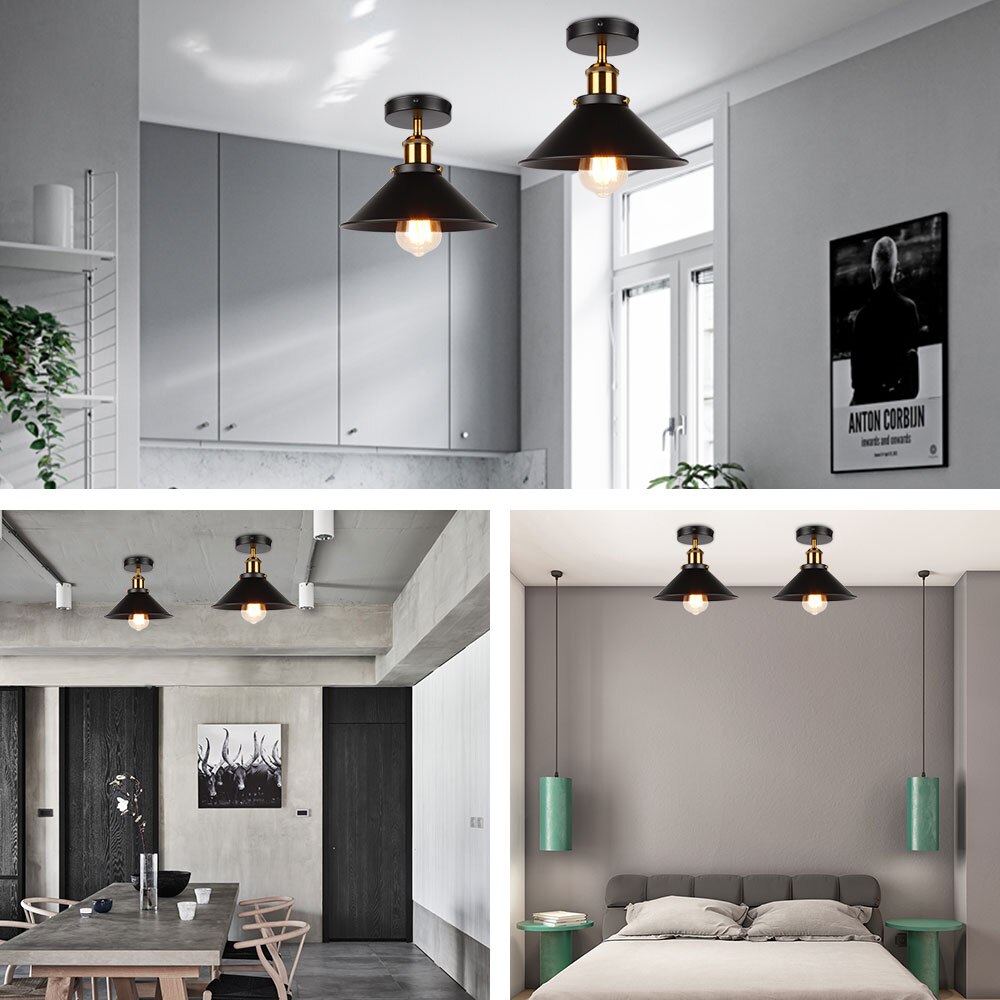 Industrial Ceiling Light vintage ceiling lamp Retro Loft ceiling lighting American country light fixtures