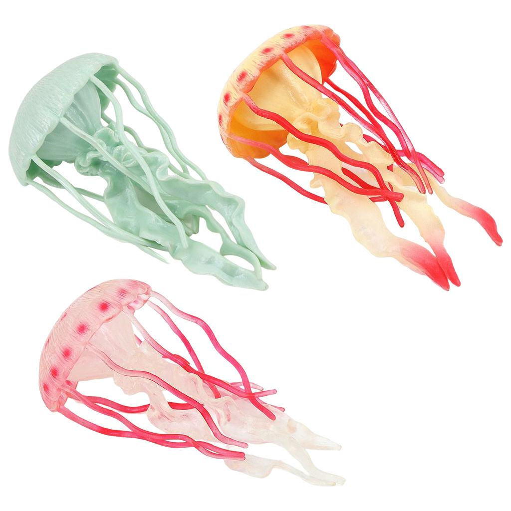 Simulated Jellyfish Model Figures Sea Creatures Model Educational Toys