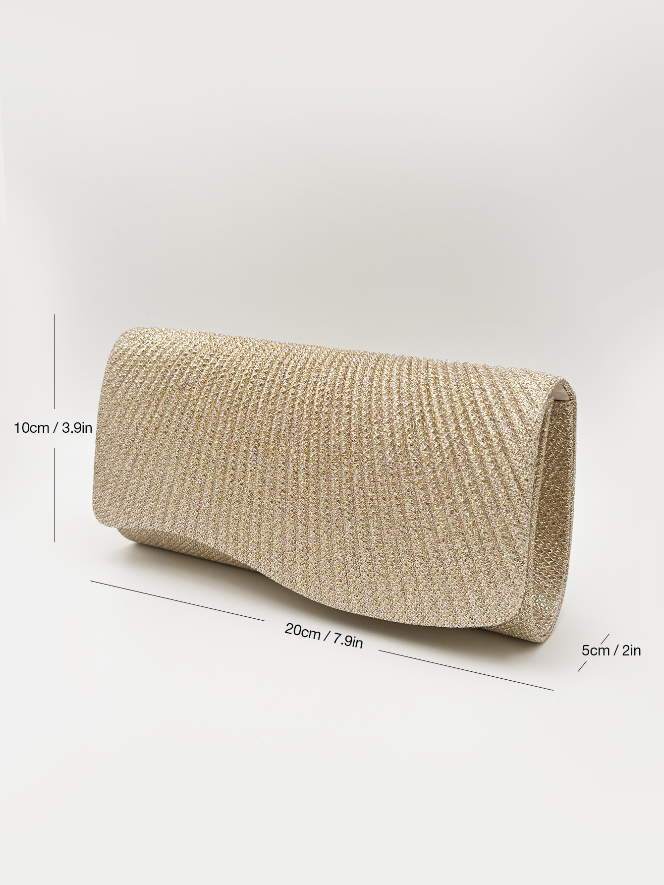 Bolso de noche tipo sobre para mujer, bolsos de hombro con cadena y purpurina, bolso largo plateado brillante, bolsos de mano para de boda, Mini bolso: Amarillo fluorescente