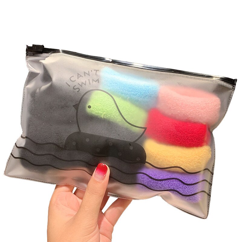 10Pcs Vrouwen Basic Elastische Haarbanden Bold Chouchou Paardenstaart Houder Hoofdband Kleurrijke Rubber Haarbanden Mode Haaraccessoires