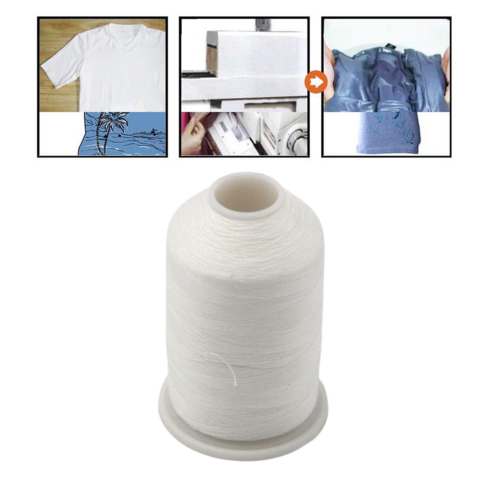 Yarn White 402 Water Soluble Sewing Thread Clothes... – Grandado
