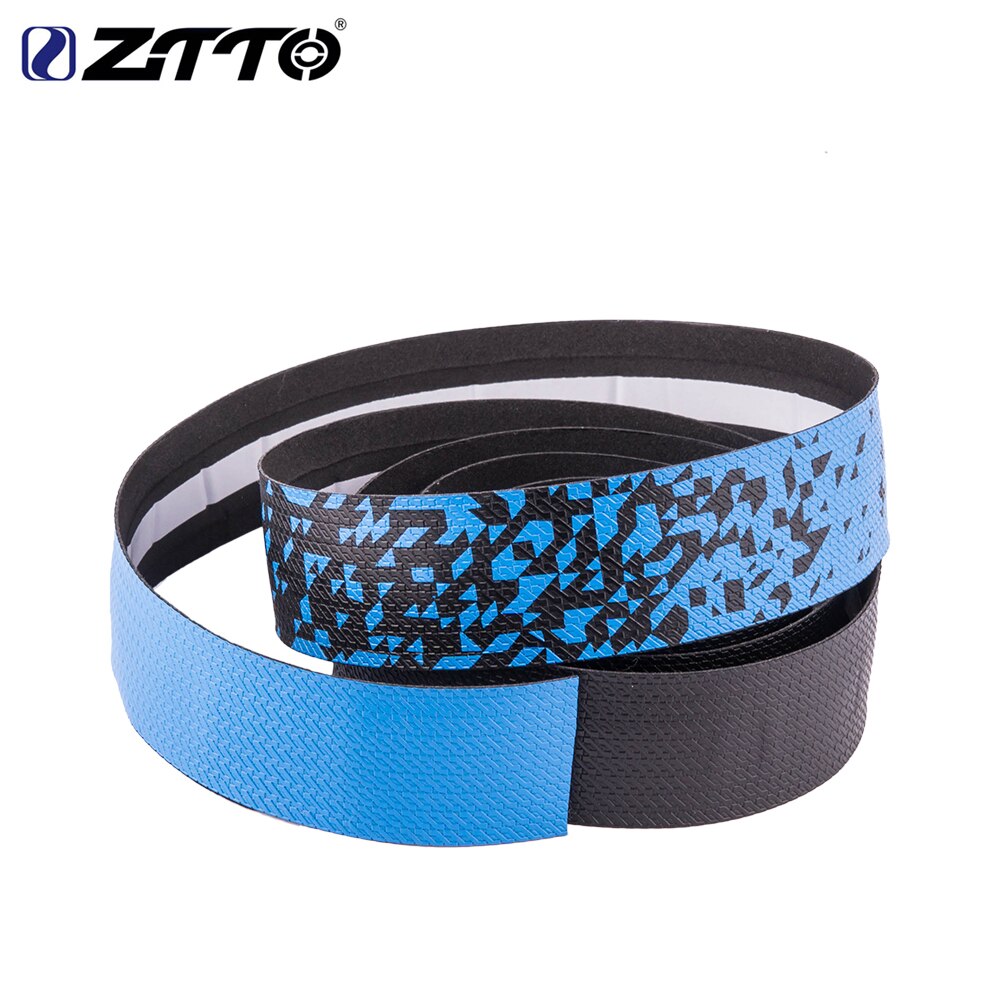 ZTTO Road Bike Bar Tape colorful Gradient color gold green teal Handlebar tapes EVA PU Tape Durable Shock-Proof Bartape BD3