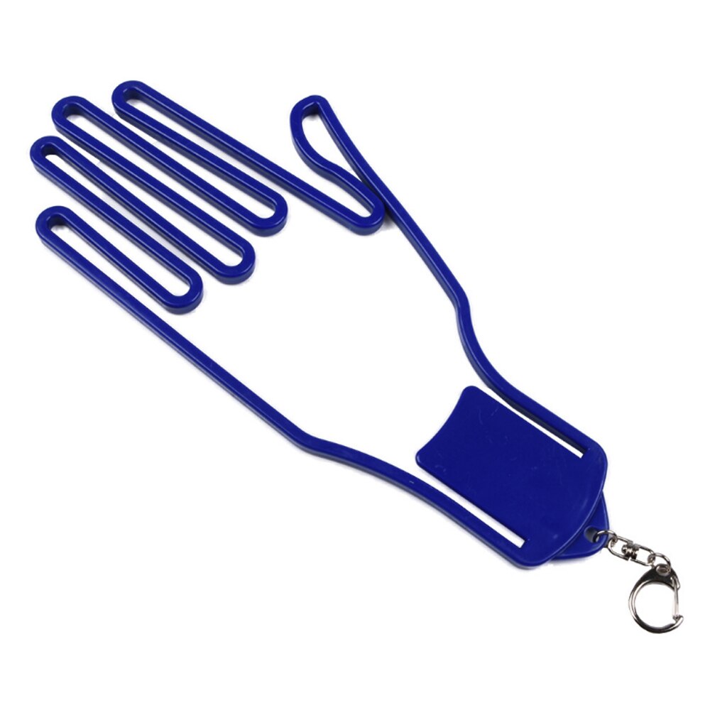 Golf Handschoen Houder Handschoen Rack Droger Hanger Brancard Voorkomen Handschoenen Krimpen Vervormen Plastic Met Sleutelhanger 8 Kleuren: Dark blue