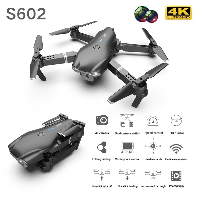 Drone RC 4K HD doppia fotocamera fotografia aerea professionale WIFI FPV pieghevole Quadcopter altezza Hold DronToy