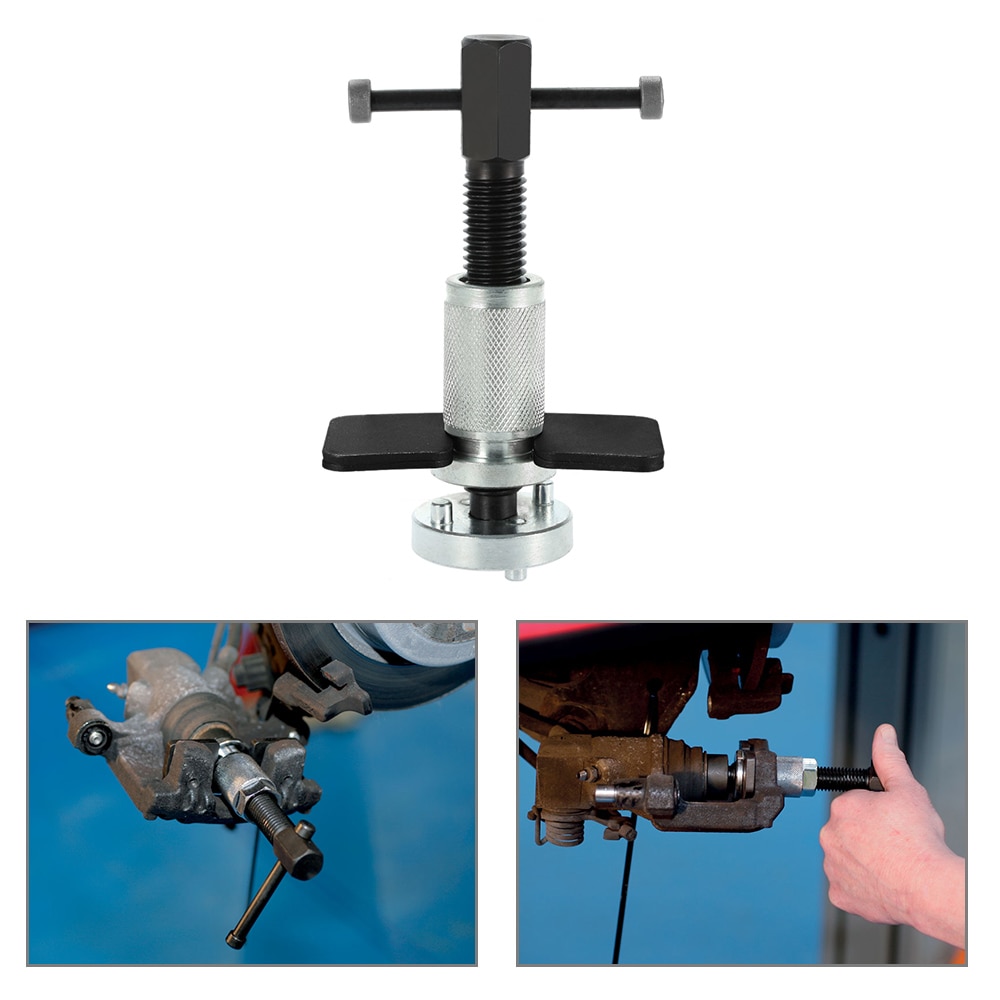 Rechtshandig Rem Break Caliper Piston Rewind Tool Dual Pin Hoofd Reparatie Tool Voor De Meeste Auto 'S