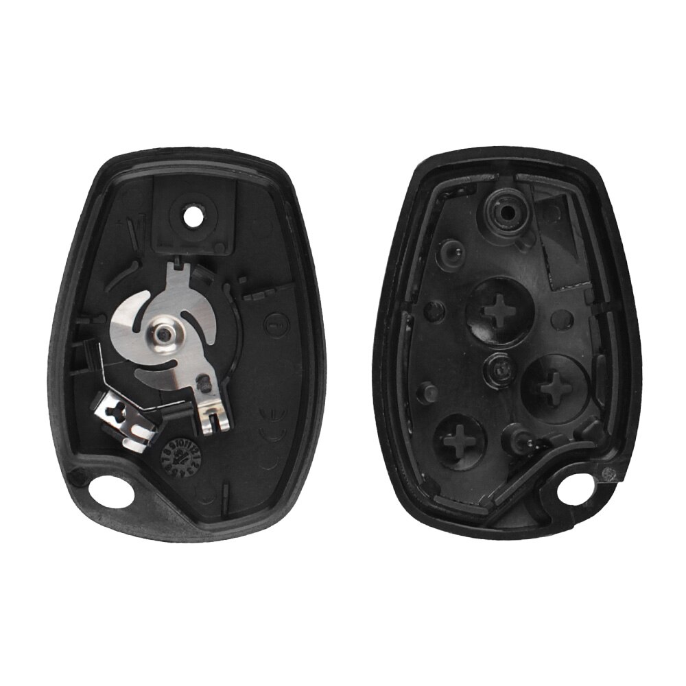 KEYYOU 3 Tasten Ersatz Auto Schlüssel Shell für Renault Logan Sandero Clio Fluence Vivaro Master Verkehrs Schlüssel Fall Ohne Klinge.