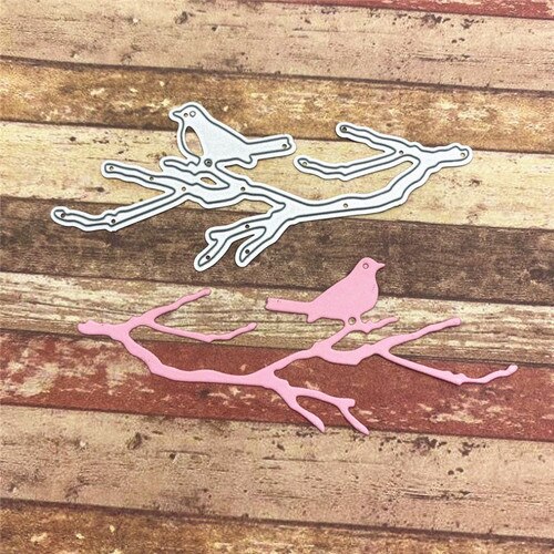 Branch bird Metal Cutting Dies for Card Making DIY Craft Die Cut Stencil