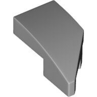 *Plate 1X2 w. Bow 45 Deg. Cut left* Y2215 50pcs DIY block brick part No.29120 Compatible With Other brands