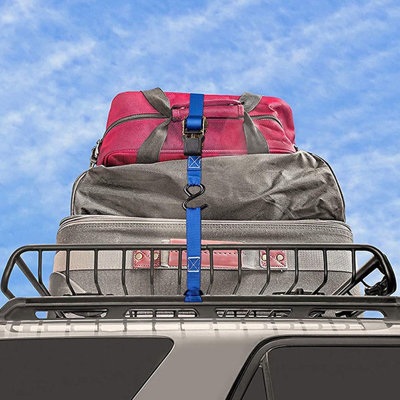 1Pc Nylon Wrap Rope Band Strap Soft Luggage Bandage Towing Ropes Motorcycle Car Tie Downs Stowing Tidying Hauling Belt Straps