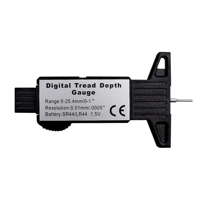 High-Precision Digital Tread Depth Gauge LCD Display Checker Tire Tester For Cars Trucks Range 0-25mm Tread Depth Gauge