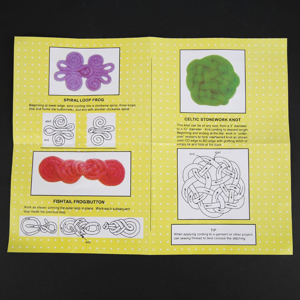 Hand Knitting Machine DIY Hand-operated Embellish-Knit Knitting Machine Spool Knitter Embellish Craft Bracelet Weave Tool