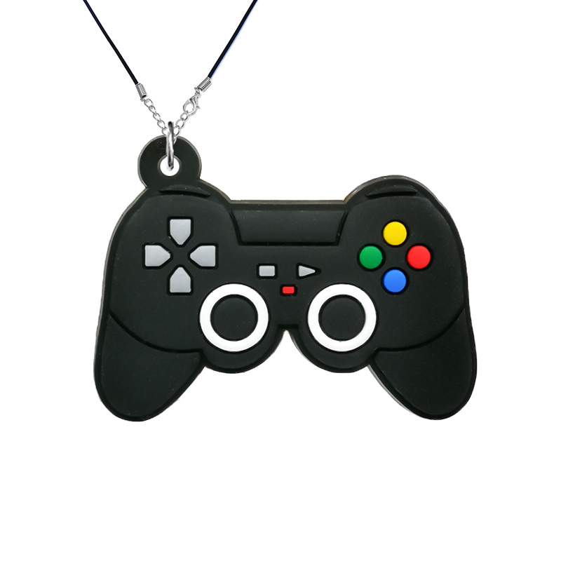 1 pz PVC 2021 collana di moda gioco maniglia collane di cartone animato simpatico Gamepad joystick serie corda catena da uomo regalo Souvenir: 7660-11