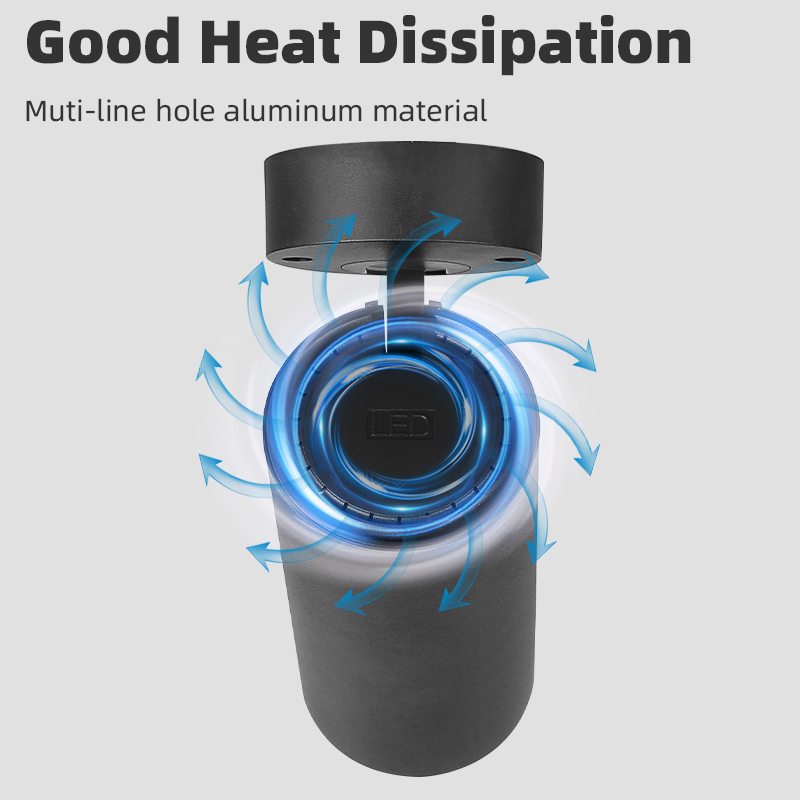 Led-spotlight i tak med 110-265v spotlights, dimbar led-downlight i tre färger, 12w/20w spotlights, hembelysning för kök