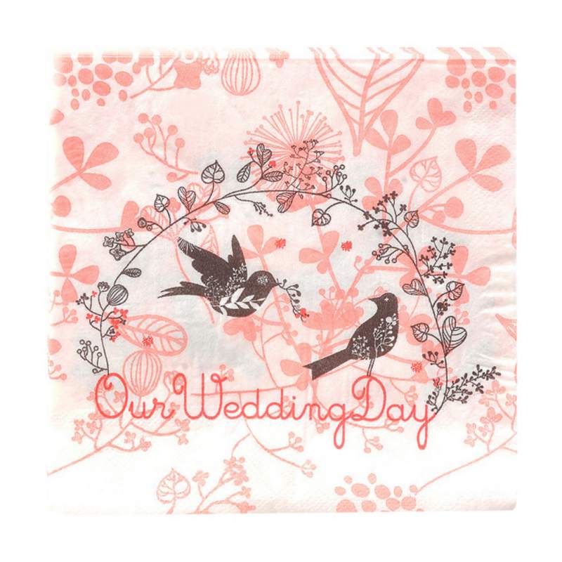 20Pcs/Pack Printed Beverage Napkins Disposable Paper Drink Napkins Wedding Party Dinner Decorative Napkins Party Tissue Decoupag: B 20pcs