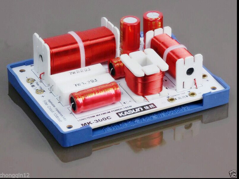 MK-300C 180W HiFi 3 Way Crossover Filters Voor 3 Luidsprekersysteem Audio Frequentieverdeler