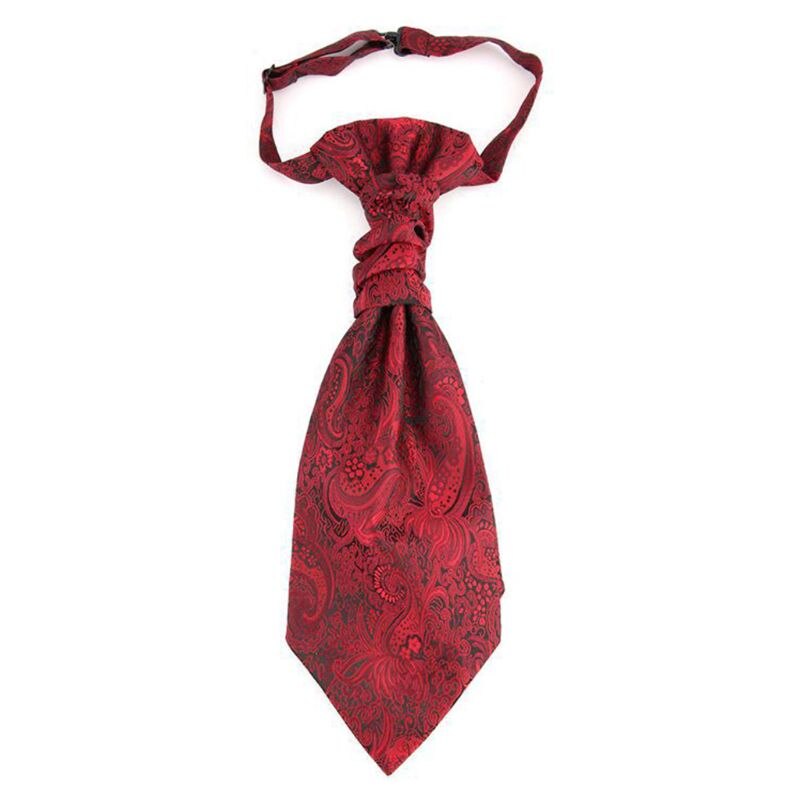 Mennecktie formel bowtie bryllupsvest forretningsfest neckwear dobbeltlag pil polyester hals slips: E