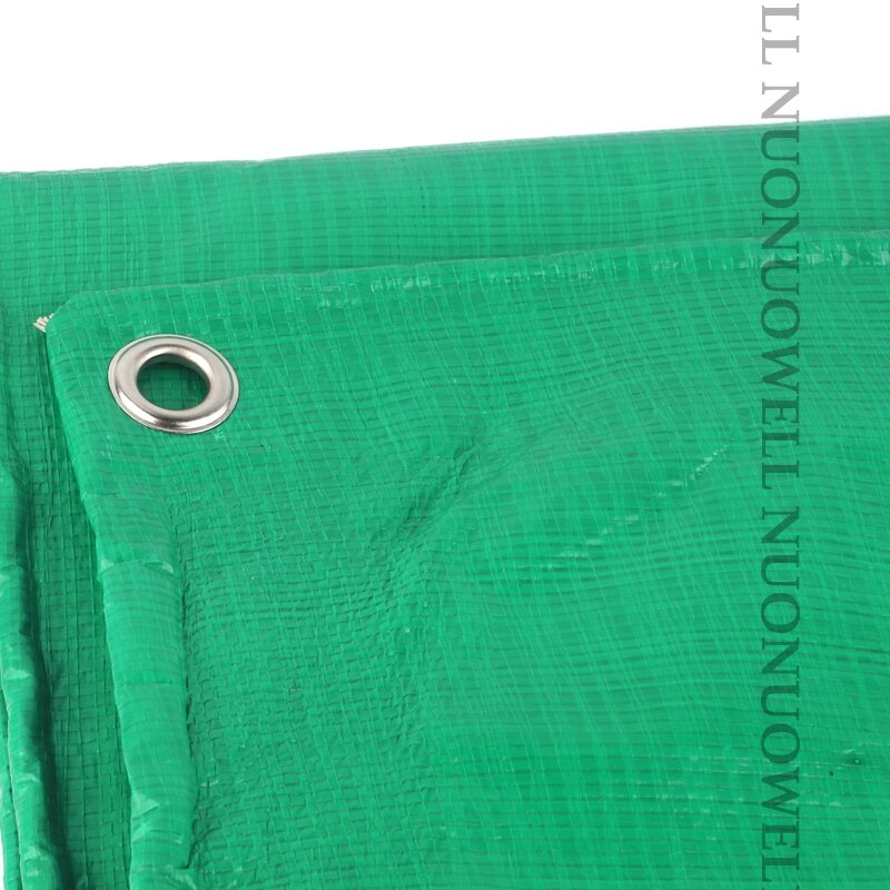 Tela impermeable para camiones, 0,32mm de espesor, lona verde y plateada PE, tela impermeable para jardín