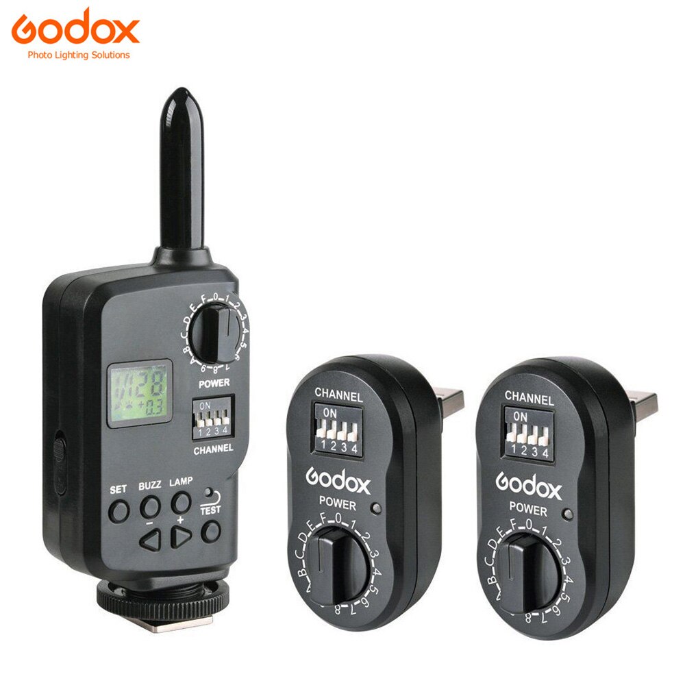 Godox – contrôleur d&#39;alimentation sans fil FT-16, déclencheur de Flash à distance avec 2 récepteurs FTR-16 pour Godox Witstro AD180 AD360 Speedlite Flash