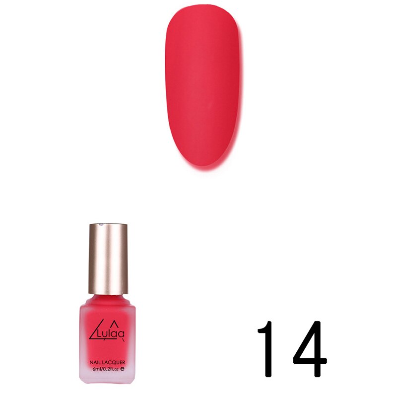 Matowe lakier robić paznokci matowy efekt przyjazne dla środowiska aksamit gładki lakier robić paznokci LDO99: 14