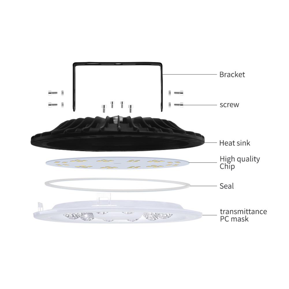 Ufo Led High Bay Lights 110V 220V Waterdichte Commerciële Verlichting Industriële Magazijn Led High Bay Lamp