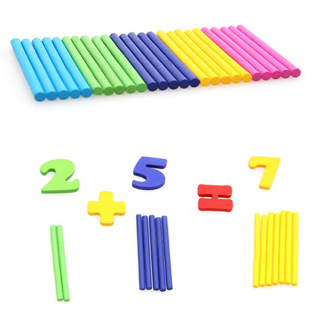 Wooden Number Peg Puzzle for Toddlers, Preschool Math Learning Games, Matching Activities