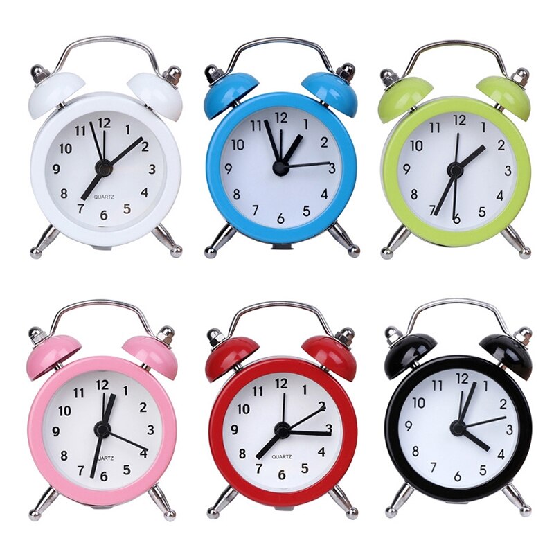 Bedside small alarm clock mini digital pointer student desktop alarm clock