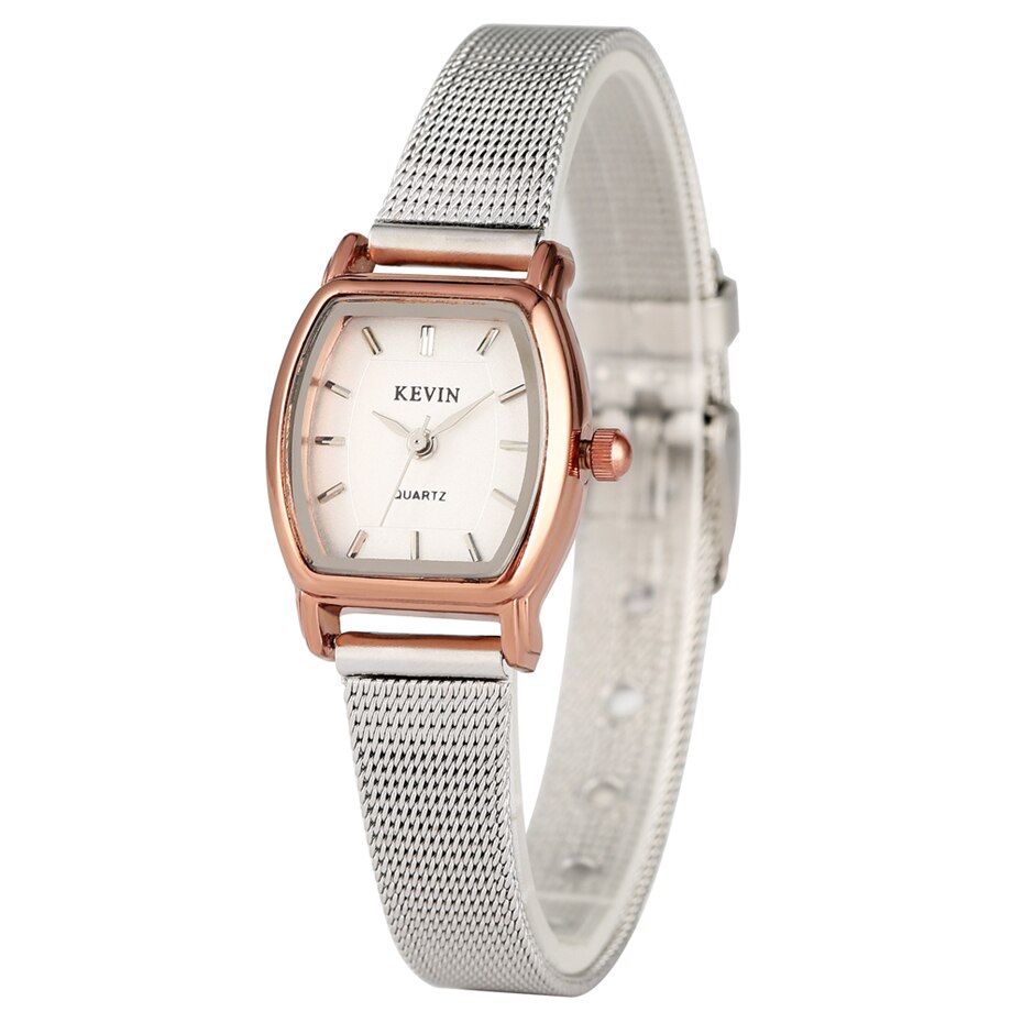 KEVIN Watch Couple Stainless Steel Wristwatch Quartz Movement Casual Men/Women Pin Buckle Watches Lovers Watch