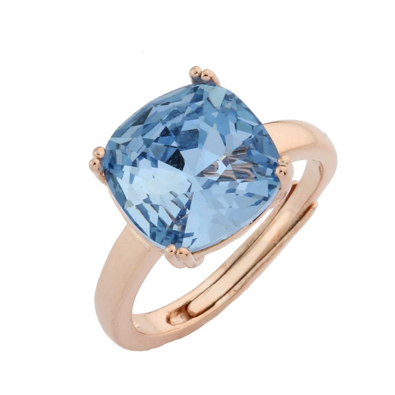 Anillos de lujo con forma cuadrada para mujer, joyería de clásico, joya para , anillo de boda, de joyería Vintage, 2022