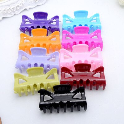 Pinzas para el pelo para mujer, horquillas de colores caramelo, pinzas para el pelo de cangrejo, maquillaje, herramienta de lavado, accesorios para el cabello, 7cm x 3,5 cm, 1 ud.