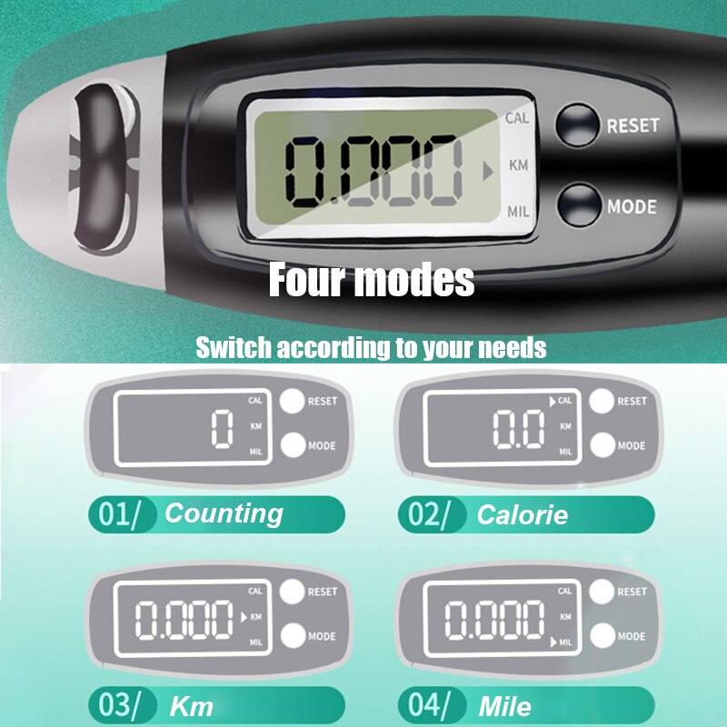 Electronic Skipping Rope Set Cordless Skipping Smart Jump Rope LCD Screen Counting Speed Counter Fitness Exercise Body Building