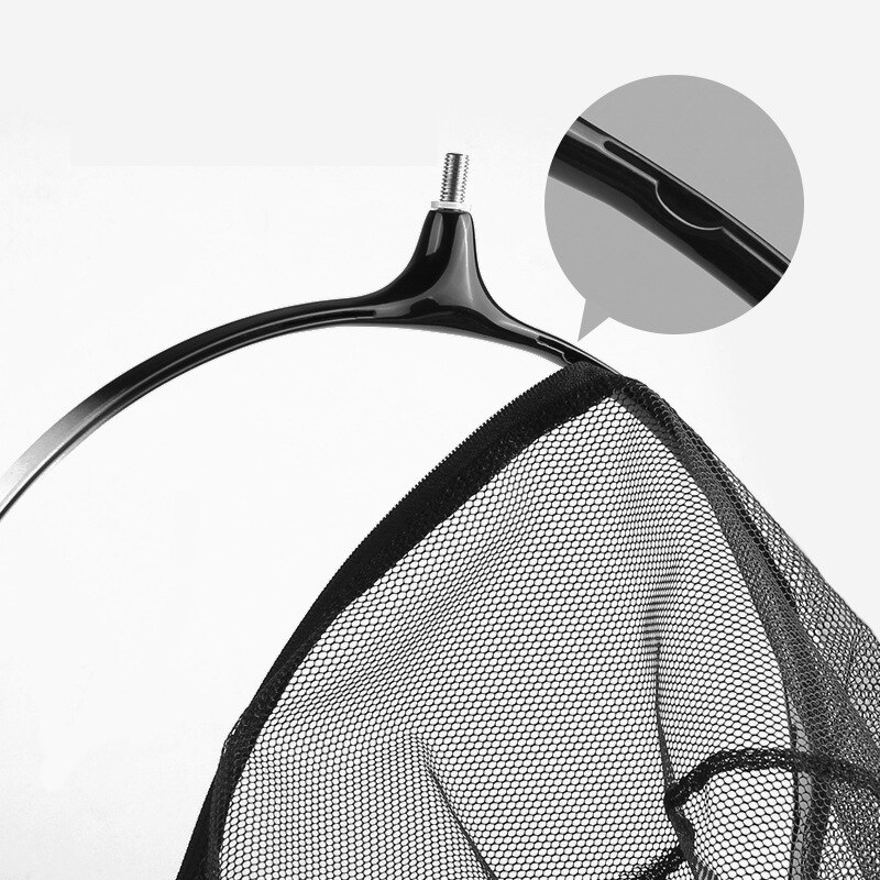 Head Fishing Nets Brail Nano Titanium Alloy Landing Net Removable Hand Net Anti-adhesive Hook Fishing Accessories B358