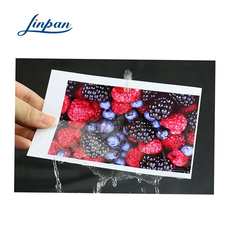 100sheets Glossy Photo Paper 4R 6inch 4x6 Waterproof For Inkjet Printer Paper studio Photographer Photographic Color Coated
