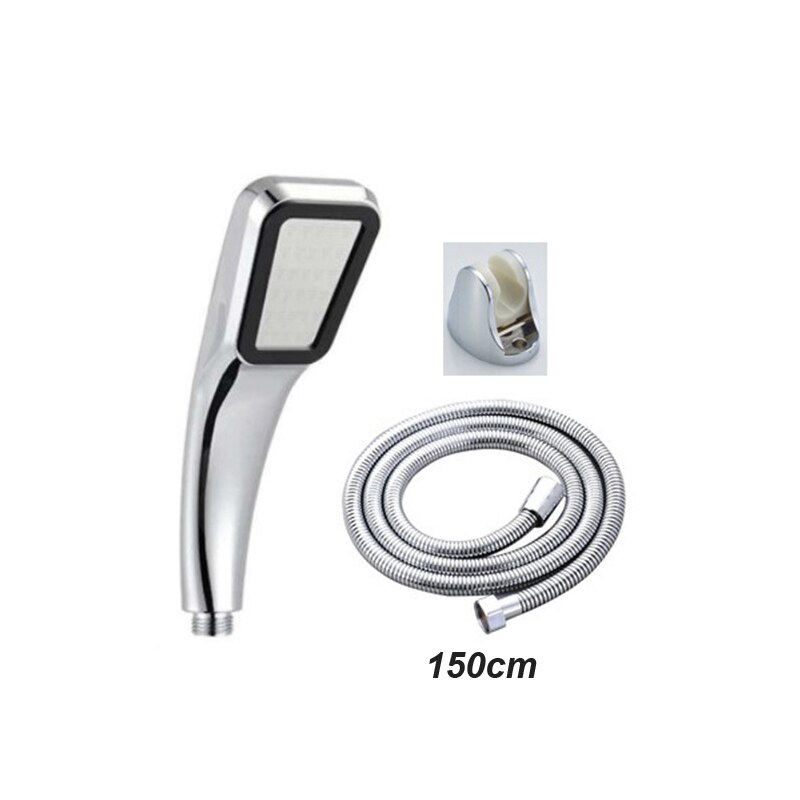 Untior 300 Gaten Douchekop Water Saving Flow Met Chrome Abs Regen Hoge Druk Sproeikop Beugel Slang Badkamer Accessoires: 3Pcs