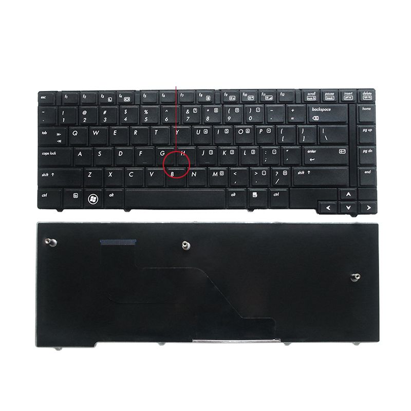 teclado Inglés para ordenador portátil HP 8440P 8440W 8440 US negro