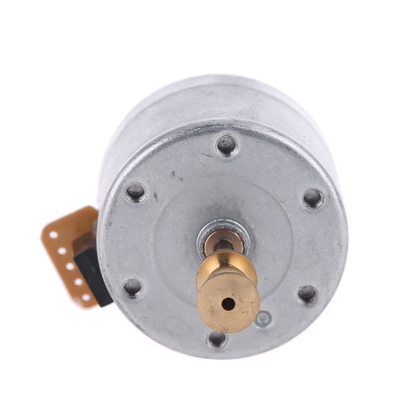 Moteur Pour Platine Tourne-Disque EG530SD-3F - DC 5-12V, 3 Vitesses (33/45/78 RPM), Manchon Cuivre, Argent/Doré