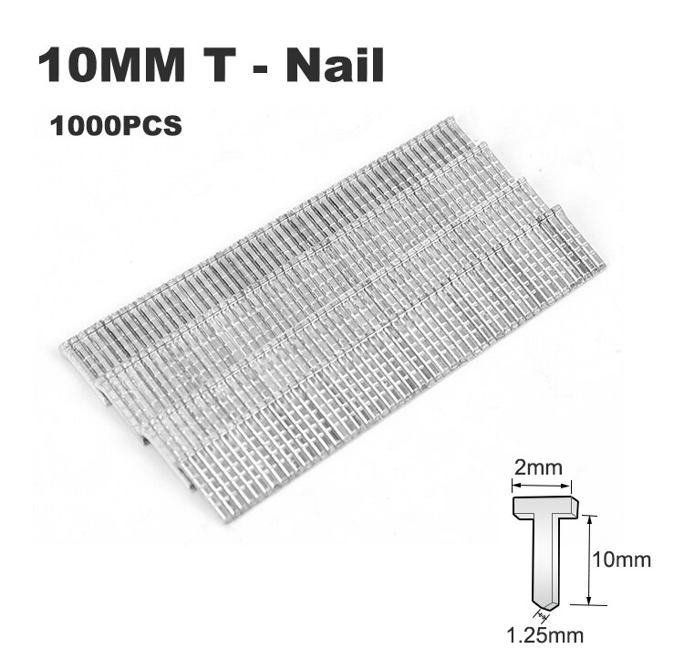 1000pcs U T Nail Door Shaped Staples Manual Nail Stapler Staple Gun for Wood Furniture Household Brand: T-nail