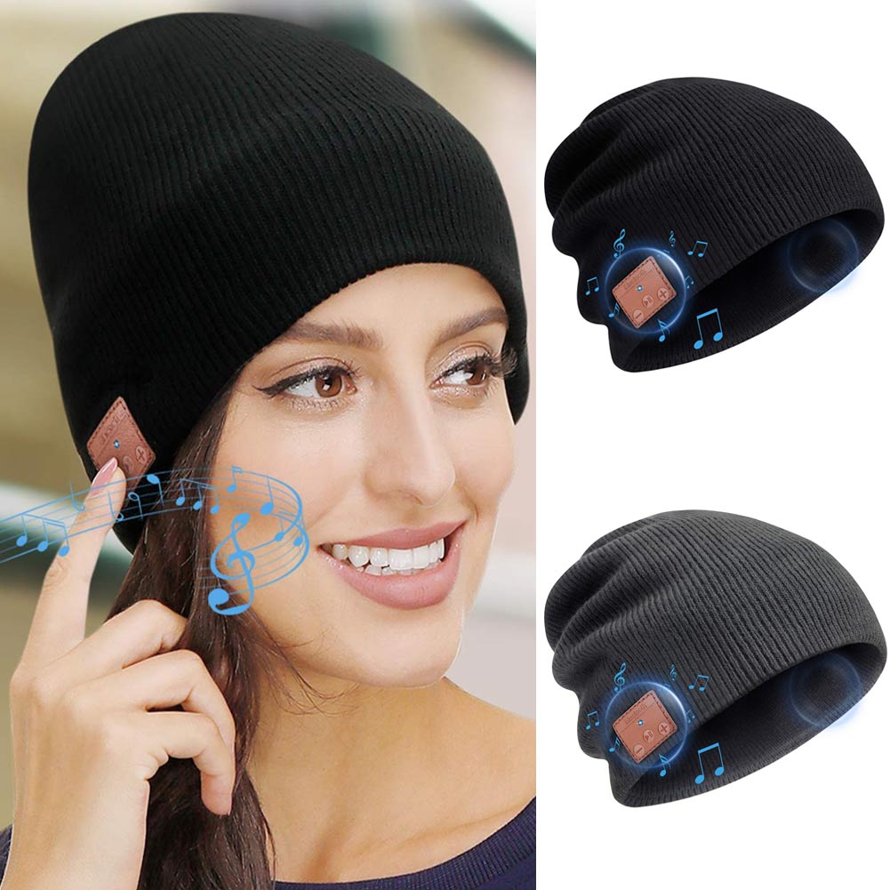 Beanie Hat Cap with Bluetooth 4.2 Headphones Built-in Stereo Speakers Christmas NIN668