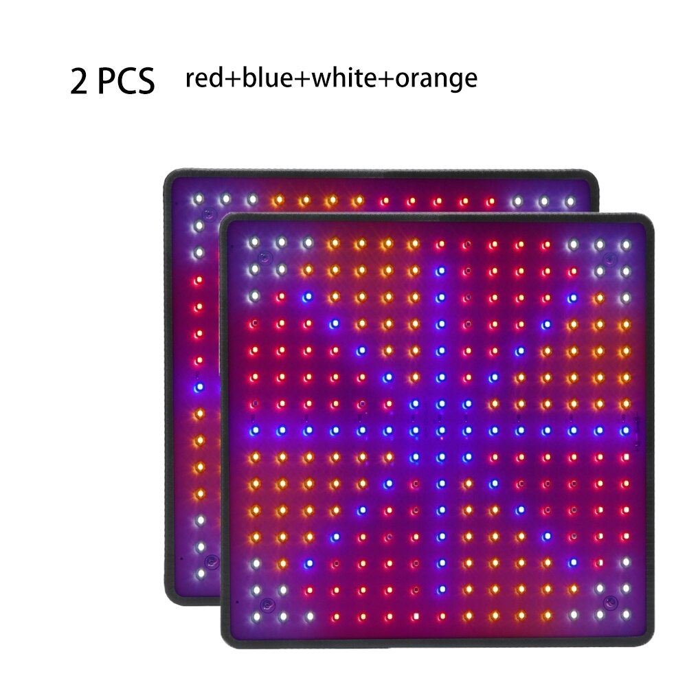 1000W Full Spectrum Indoor 225 LEDs Grow Lamp Plant Growing Light Tent Fitolampy Phyto For Plants Flowers Seedling Cultivation: 2pc multiple colour / EU